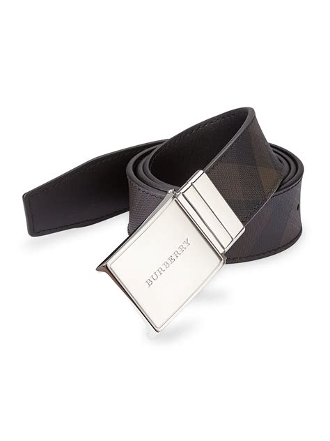 burberry signature plaid belt